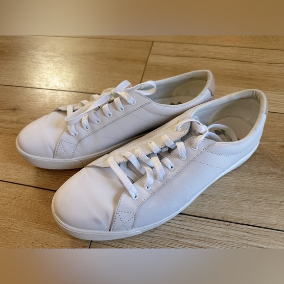 Under Armour | White Leather Womens Sneakers - Picture 2 of 4
